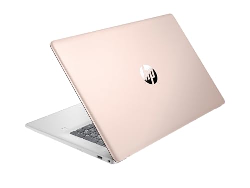Image of HP 17 Laptop Computer for Business and Students, 17.3 inch HD+ Display, Intel 10-Core i5-1334U,Windows 11 Pro, Numeric Keypad,Rosegold (32GB RAM | 1TB SSD)