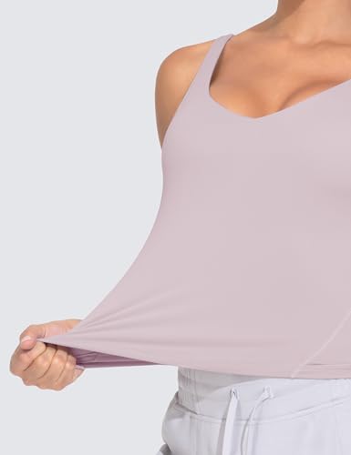 Image of THE GYM PEOPLE Women's Longline Sports Bra Wirefree Padded Workout Yoga Tank Top