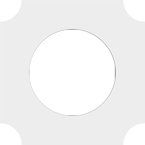 Image of Ekena Millwork CMP10LE-06000 Locke Architectural Grade PVC Contemporary Urethane Ceiling Medallions 10 inchOD x 6 inchID x 6 inchC x 1 inchP