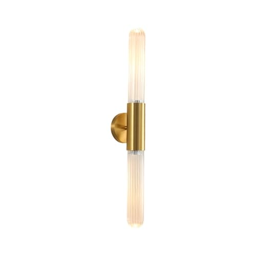 MOUKWLEK Lámpara de pared nórdica de cobre de un solo color con luz cálida
