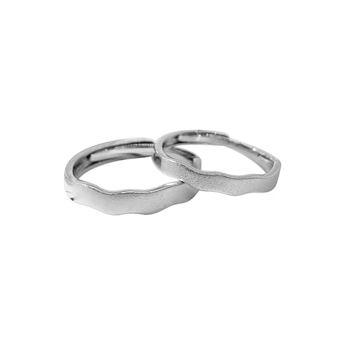 Alliance Argent 925 Couple réglable pour en finir avec les erreurs de taille de bague