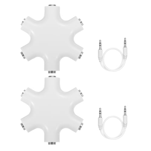 Cable AUX 3.5 mm con adaptador divisor de conector de audio macho a hembra para auriculares