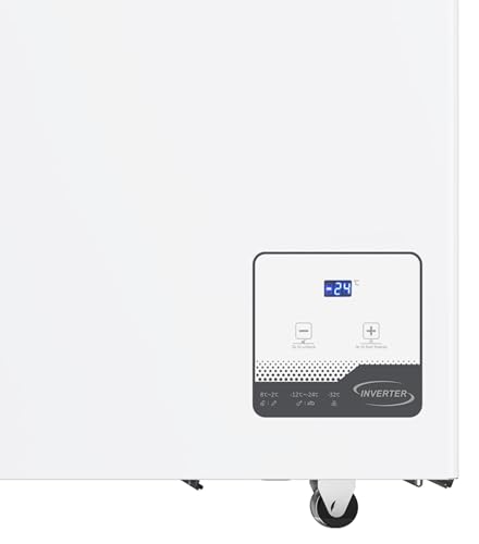 SCHOEPF – GT200SC Gefriertruhe 200 L – Weiß – 82,5 x 98 x 56 cm – Energieklasse C – Schnellgefrieren – 41 dB – 128 kWh/Jahr – Dual-Modus/Kühlen und Gefrieren – Freistehend