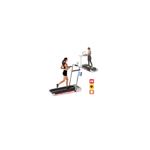 TODO Laufband für Zuhause klappbar, 3 in 1 Walking Pad mit 10% manuelle Steigung, Untertisch...