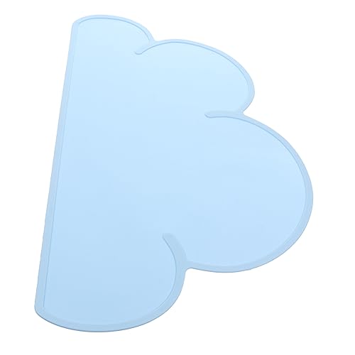 Toddmomy Wear Resistant Silicone Pet Feeding Mat Non Slip Cat Bowl Floor Pad Leak Cats for Preventing Food Spills Cool Comfortable Surface