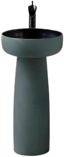 Bathroom Countertop Vessel Sink Pedestal Basin Floor-standing Outdoor Garden Wash, Sink Bathroom Toilet Pedestal Sink Vanity