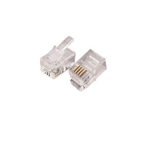 Conector UTP 4P4C WP Rack WPC-MDP-4423UCF para cable de telefono plano