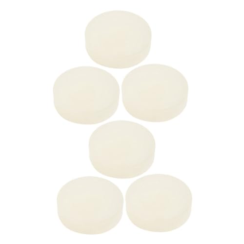 HANABASS 6pcs Lightweight PVC Ice Hockey Pucks Quiet Matte Surface Hockey Training Pucks for Games Sports Hockey Training Accessories