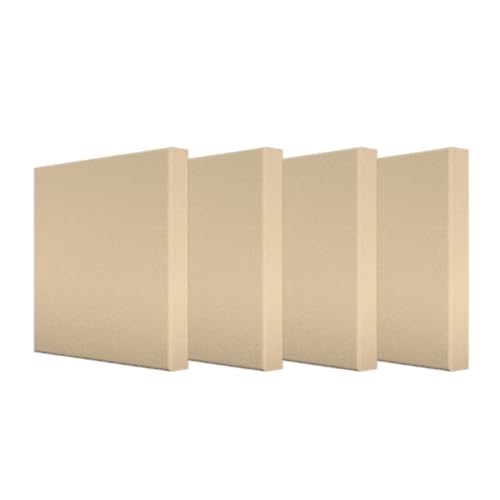 Image of Timber Acoustics Panels, Roxul Rockwool Sound Absorption Panels, 2' x 2' x 3 inch. NRC=0.90 [SET OF 4] (Camel)