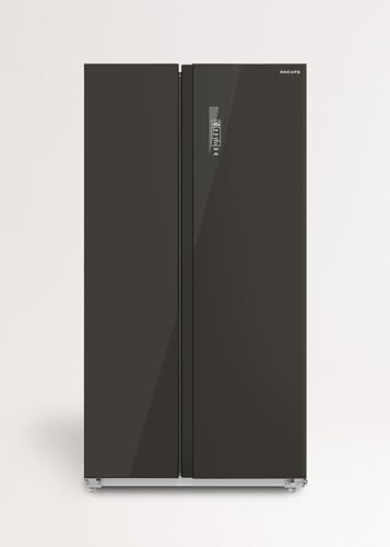 CREATE / FRIDGE STUDIO SIDE BY SIDE 550 / Side-by-Side-Kühlschrank 550L Schwarz / 91,2 x 70,4 x 177,7cm / No Frost, Urlaubsmodus, antibakterielle Behandlung, Touch-Elektronik, 158W