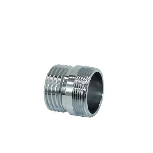 Argent 1/2/M16/M17/M18/M19/M20/M22/M24/M28/M32 Connecteur fileté Adaptateur en laiton pour robinet d'eau Raccords en cuivre-A10