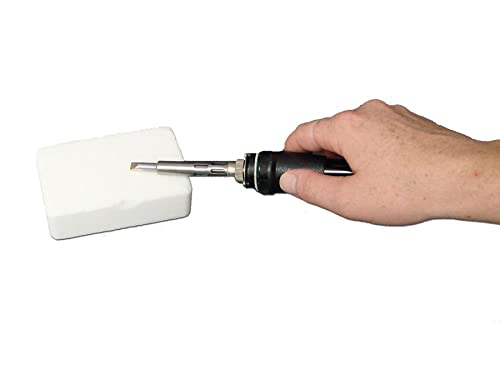 Sal Ammoniac Tinning Block - 1/2 Lb, Cleans & Re-tins Soldering Iron Tips, Approx. 4" X 2.5" X 1"