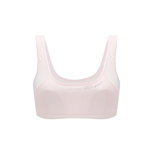 Ruby&Tang Training Bras for Girls 7-10 Seamless First Girls Bras 10-12 Years Old Sports Bras Breathable Comfort-Pack of 32