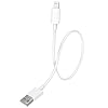 Cable de carga corto para iPhone de 1 pie, USB A a cable Lightning de 1 pie, cable corto de carga rápida para iPhone 14 13 12 11 Pro Max XR XS 8 7 6 Plus SE