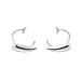 Stainless Steel Gothic Fake Lip Ring Clip – Non Piercing Punk Teeth Design Body Jewelry Accessory for Adults, Unisex Cosplay, Halloween & Alternative Fashion (Black)