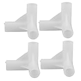 Abaodam 4 個の三角コネクタ パオ ブラケット キャノピー テント交換部品および宿泊施設用パオ ブラケット 三角コネクタ