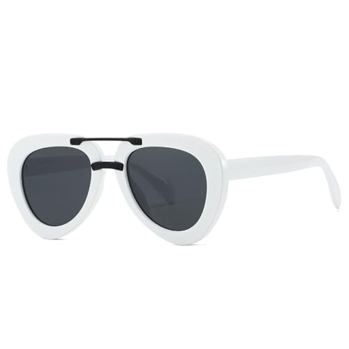 Lunettes de soleil verres dégradés bleus verts double pont pour éviter la fatigue visuelle