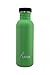 Laken Botella de Acero Inoxidable con Tapón de Rosca Negro y Boca Ancha 350ml, Verde