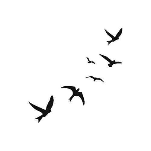 Inkbox NBV35738 Temporary Tattoos, Semi-Permanent Tattoo, One Premium Easy Long Lasting, Water-Resistant Temp Tattoo With For Now Ink - Lasts 1-2 Weeks, Flying Birds thumb #2