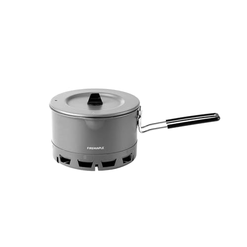 Fire-Maple Petrel Ramen Pot- High Efficiency 800ml Aluminum Camping and Backpacking Pot with Heat-Proof Handle Portable Compact and Versatility.