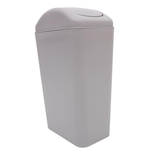 Caneca de basura estrecha con tapa Hemobllo para baño miniatura 1