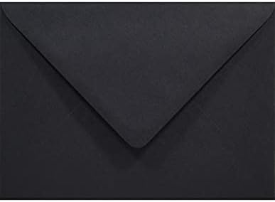 Netuno 100 Enveloppes Noires C6 114x162 Mm Rainbow - Enveloppes Colorées Pour Invitations Et Cartes