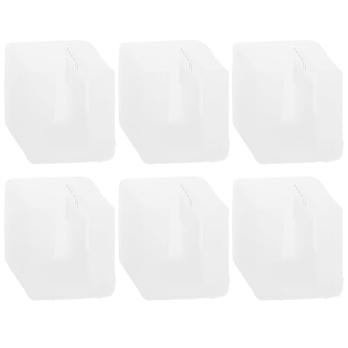 TOKIDNY Protectores de Esquinas de Silicona para Muebles 6piezas, a Prueba de Bebés, Impermeables y Fáciles de Limpiar para Mesas de Café y Comedor Hogar