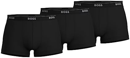 BOSS Men's Stretch Cotton 3 Pack Trunks