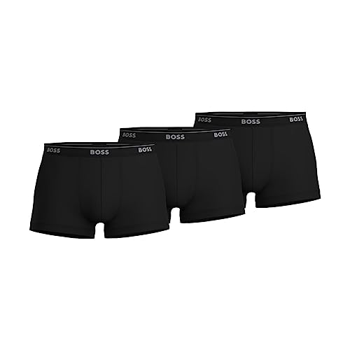 BOSS Men's Stretch Cotton 3 Pack Trunks