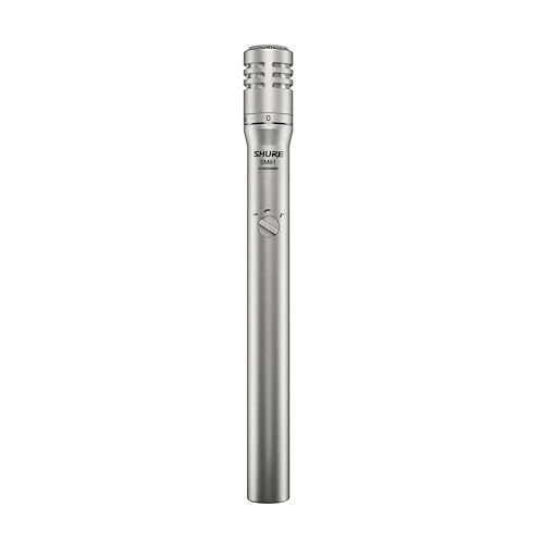 Shure SM81-LC Cardioid Condenser Instrument Micrófono para guitarra, piano y platillos, sin cable incluido (SM81-LC)