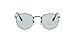 Produktbild Ray-Ban Herren Round Metal Sonnenbrille, Ruthenium/Hellblau, 53