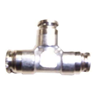 INB110-104-000 Buna-N O-Ring, Tube Series, 1/4 INCH, NO Thread, Union TEE, Brass Release Ring, Fitting