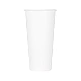Karat C-KCP22W 22 oz Paper Cold Cup, White, White (Pack of 1000)