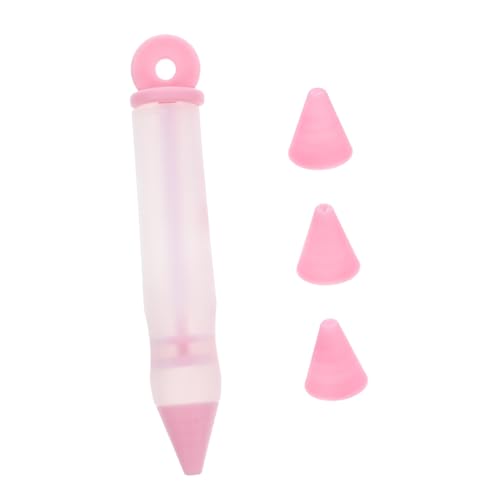 DINHEAROM Pennarelli Per Decorazione Di Dolci in Silicone Punte Intercambiabili Per Scrivere Su Torte Biscotti e Dessert Per Uso Casalingo e Decorazioni Al Cioccolato e Crema