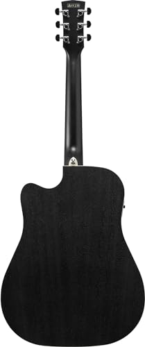 Ibanez PF16MWCE-WK Weathered Black Open Pore – Guitare Acoustique - Les Beatles, Paul McCartney, John Lennon, RIngo Starr, George Harrison Ibanez PF16MWCE-WK Weathered Black Open Pore - Guitare Acoustique – Image 4
