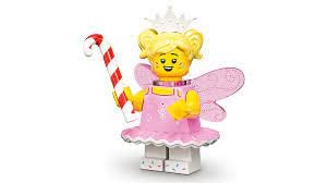 FCP LEGO Series 23 Sugar Fairy Minifigure 71034 (Bagged), Yellow, green