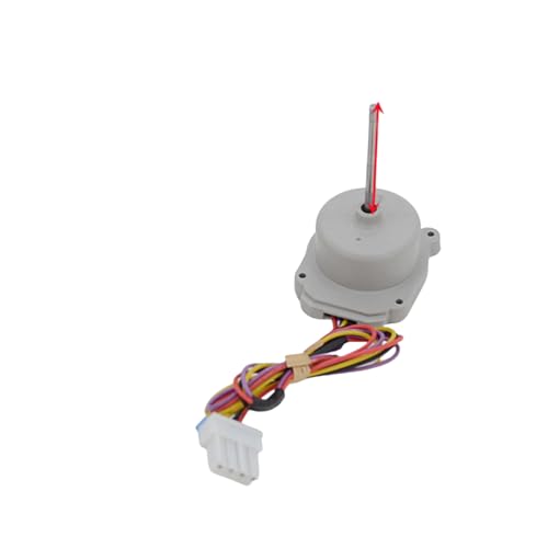 XHSESA Ventilador evaporador de motor de refrigerador, par de 4 cables, motor de ventilador de condensador de repuesto compatible con refrigeradores LG, compatible con modelos EAU65058313