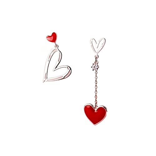 Boucles d'oreilles pendantes cœur léger pour porter du style XXL sans douleur