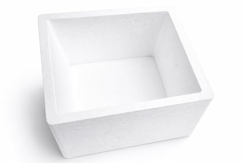 Image of 30 Litre EPS Insulated Ice Box | Lightweight Expanded Polystyrene (EPS) Thermal Cooler | Reusable Insulated Cooler | Food, Fish & Vaccine Storage Box