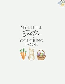 Paperback My Little Easter Coloring Book: Aesthetic Kids Coloring Easter Holiday Edition Book