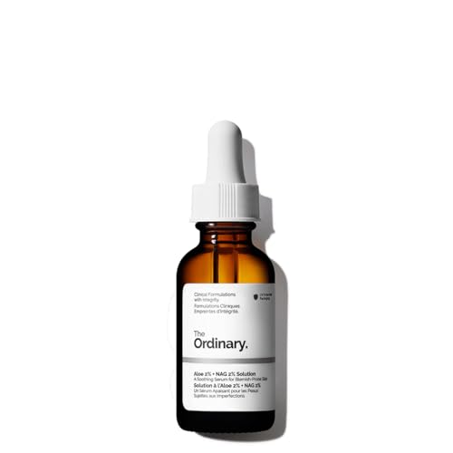The Ordinary Aloe 2% + NAG 2% Solution, Soothes Skin and Targets Post-Acne Marks, 30ml