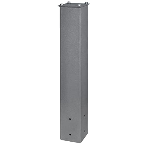 Image of Mail Boss 7205 Package Master Curbside Locking Security Mailbox | Granite 21.5 x 12 x 16.5 inches & 7126 Surface Mount, Granite Mailbox Post