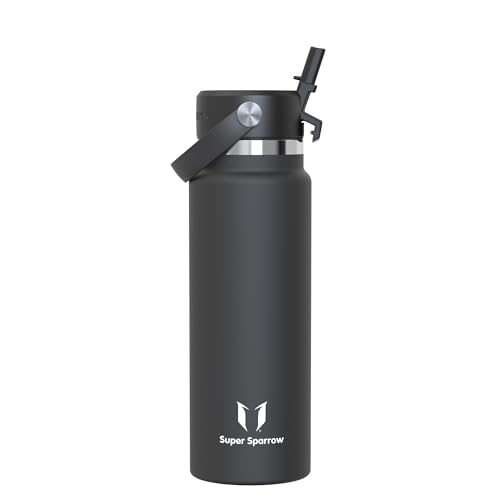 Botella de agua de acero inoxidable Sparrow de 1000ml antifugas de boca ancha 2