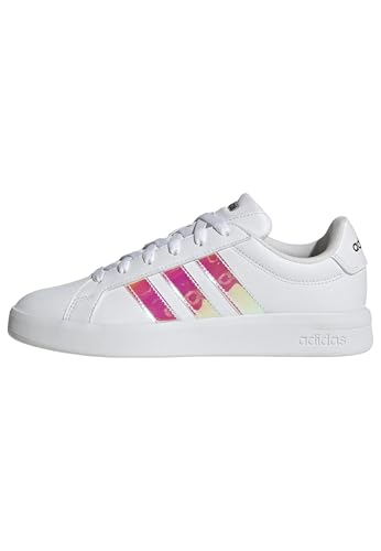 adidas Damen Grand Court Base 3.0 CHOES, FTWR White/FTWR White/core Black, 41 1/3 EU