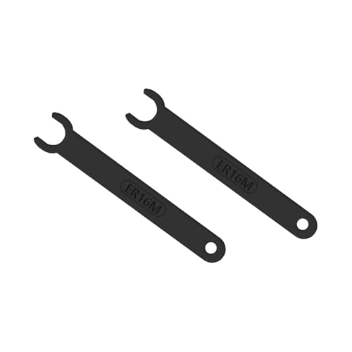 LannuMet 2PCS Carving Machine Spindle Motor ER16M Nut Wrench Collet Chuck Wrench,121mm/4.76in
