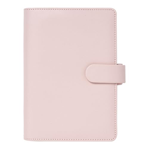Filofax Saffiano Organizer Personal Size Blush - Cross-Grain Leather-Look Six Rings Week-to-View Insert Multilingual (C022698)