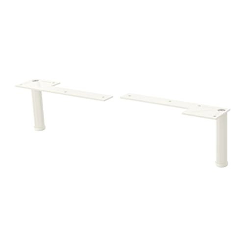 IKEA Lillangen 703.585.38 - Pierna blanca (2 unidades, talla 4 3/8/4 3/4 pulgadas)