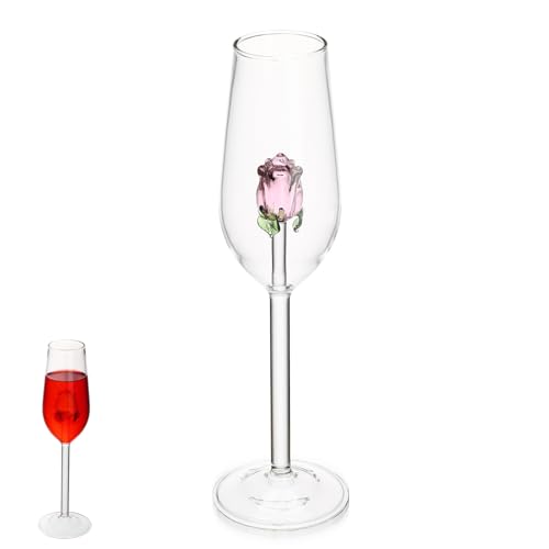 Copa de cristal con base estable para vino tinto y champán de diseño 2