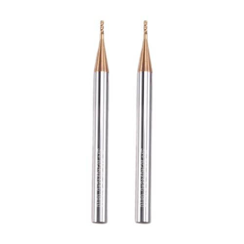 casstaly 2 brocas de enfriamiento CNC de alto revestimiento duro 1R0.2 x 3*D4*50, brocas de carburo de tungsteno de alta eficiencia para el desgaste