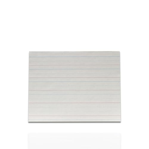 Papel de periódicos con líneas rojo y azul de 500 hojas para aprender a escribir bien 4